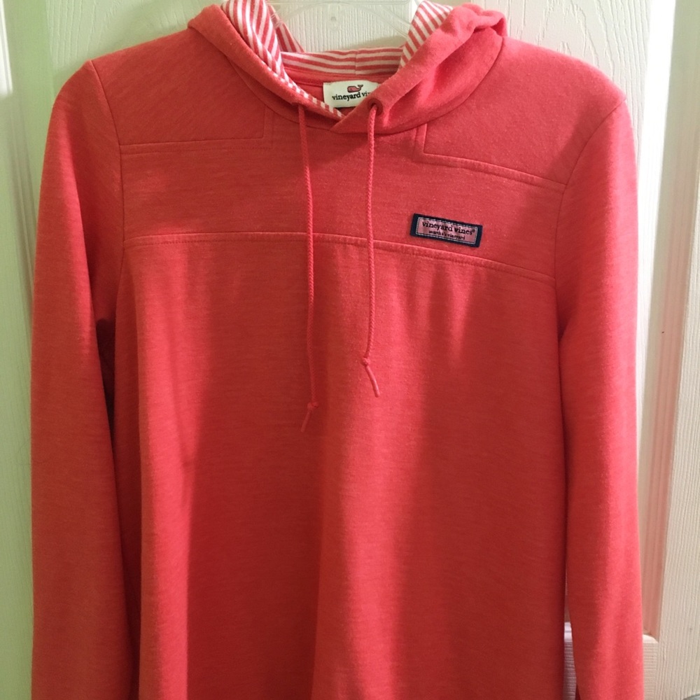 Vineyard Vines Pink Hoodie Medium